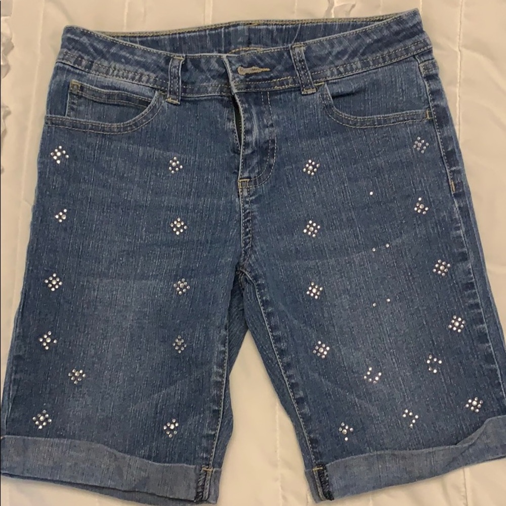 denim shorts